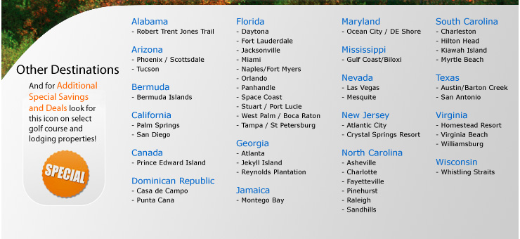 More Destinations