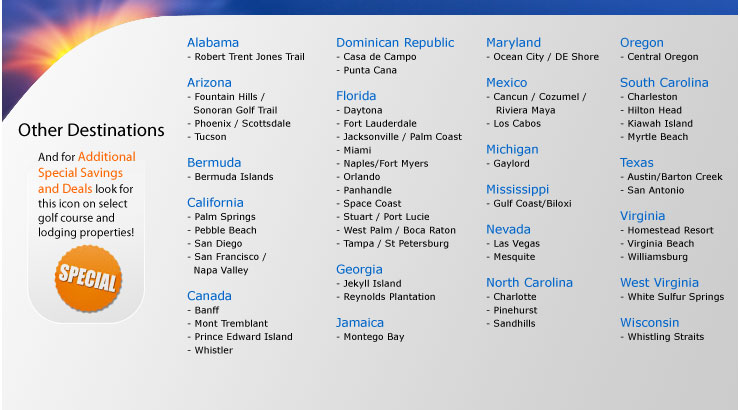 More Destinations