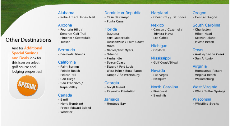 More Destinations