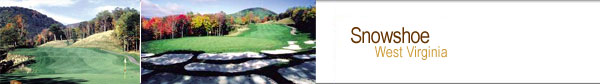 Snowshoe, WV Golf
Vacation Packages