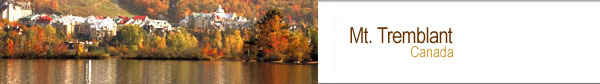 Mt. Tremblant, CA Golf
Vacation Packages
