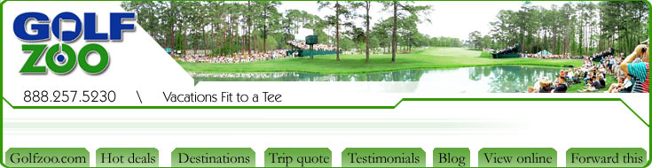 Golf Zoo, Vacations Fit to a Tee