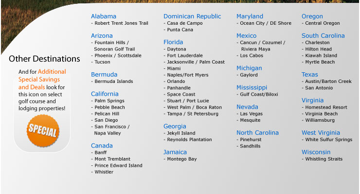 More Destinations