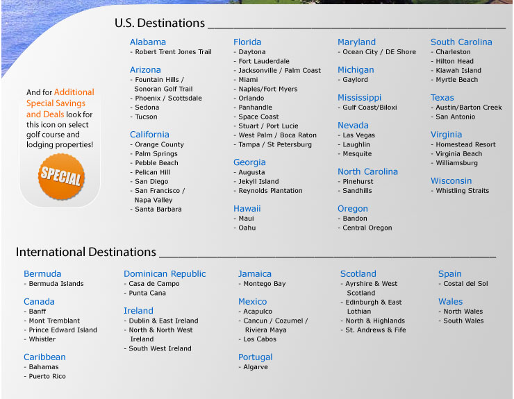 More Destinations