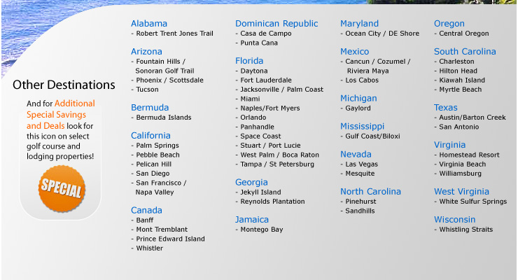More Destinations