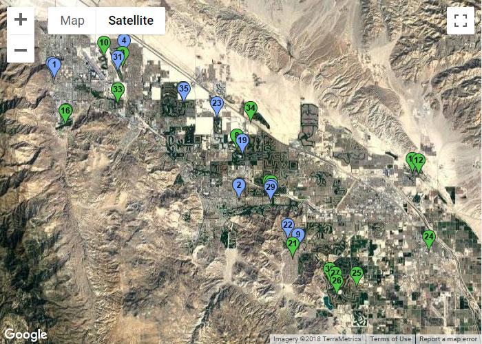 Palm Springs Map