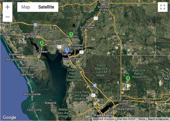 Punta Gorda / Port Charlotte Map