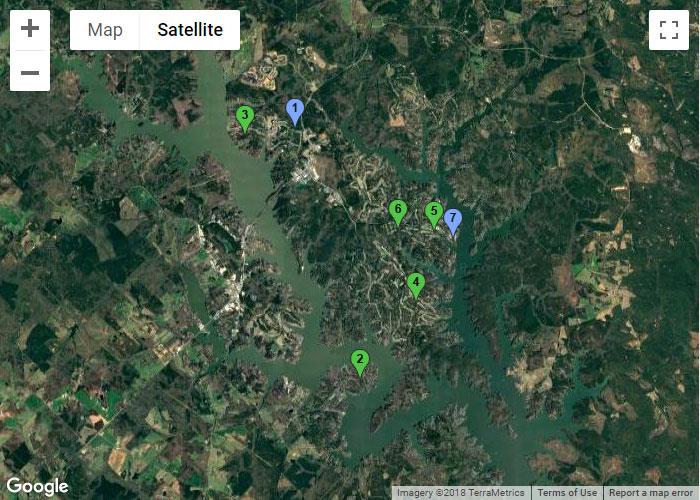 Reynolds Lake Oconee Map