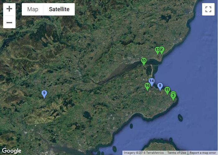 St Andrews and Fife Map