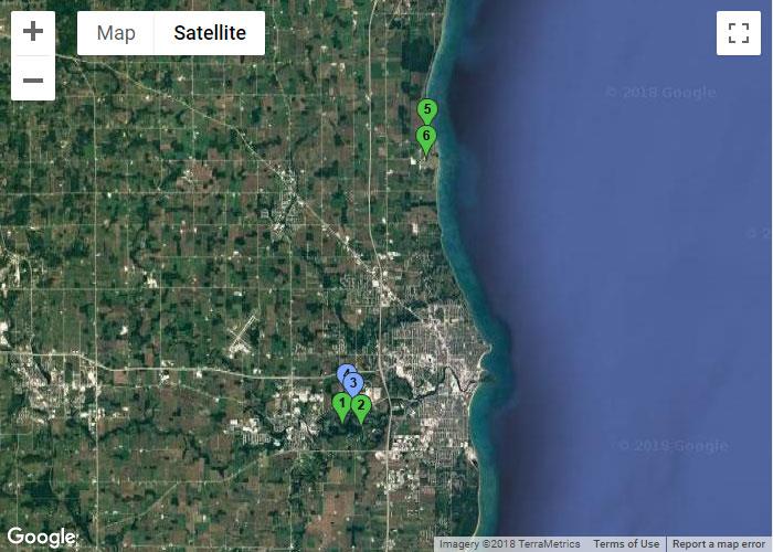 Kohler - Whistling Straits Map