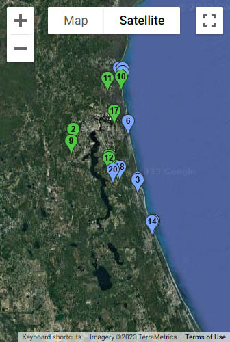 Jacksonville / St. Augustine Map